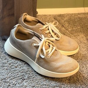 Allbirds beige tree runner go sneakers